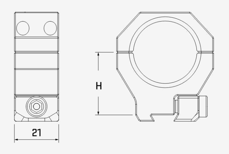 Audere PSR Rings Gen 3 (30mm, 34mm)