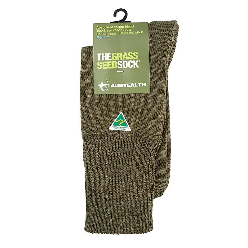 Austealth Grass Seed Cotton Sock