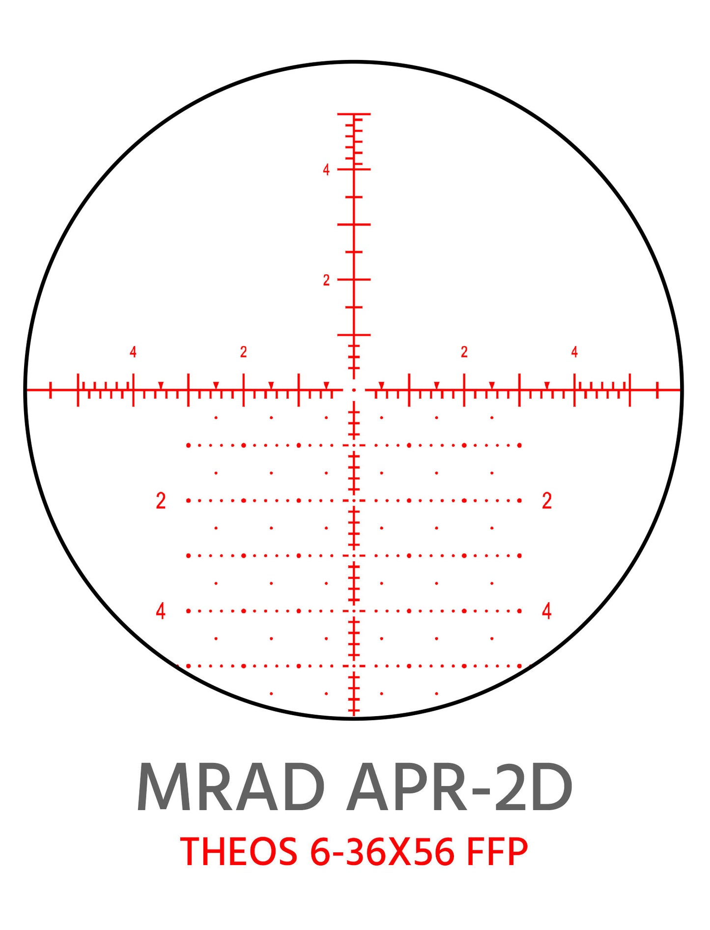 Element Optics Theos 6-36X56 MRAD APR-2D