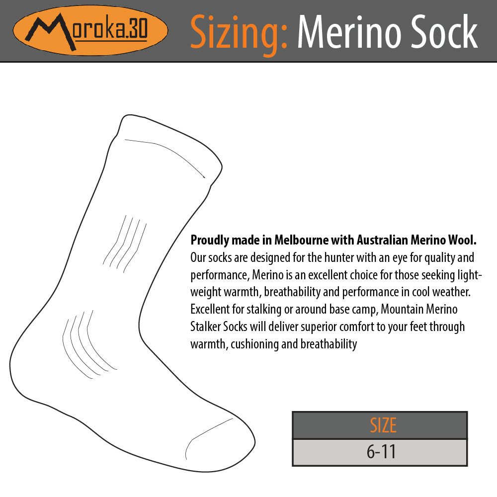 Moroka 30 Merino Stalker Sock