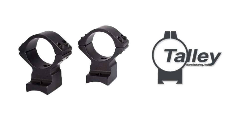 Talley 30MM Alloy Lightweight Rings - Black (Ex-Low, Tikka T3 and T3X)